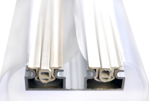 Poza cu Profil dublu aluminiu pentru folie dubla GEO