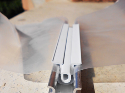 Poza cu Profil aluminiu pentru folie dubla GEO